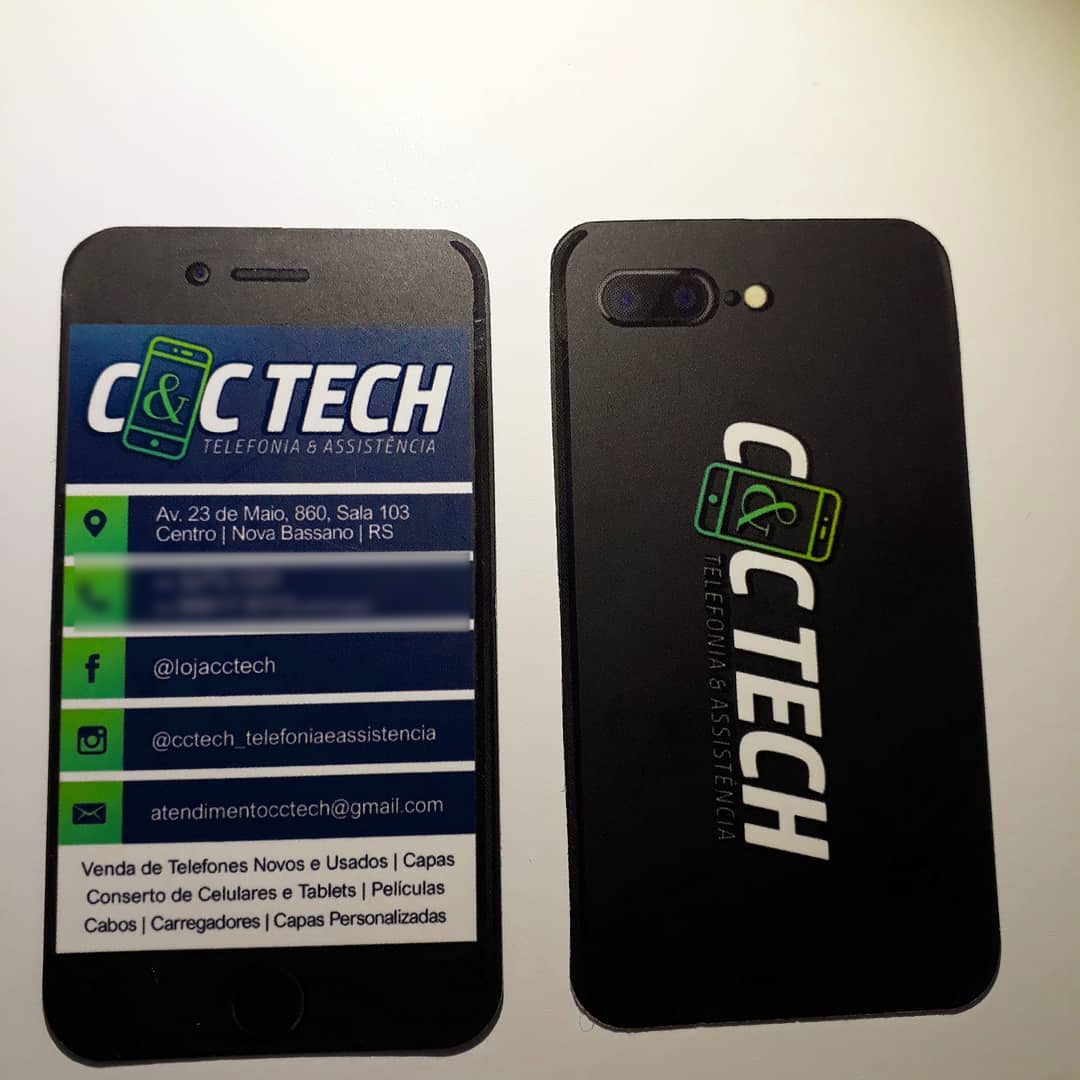 Cartão de Visita com Corte Especial (1000 unidades) + Criação Grátis - Imagem 4